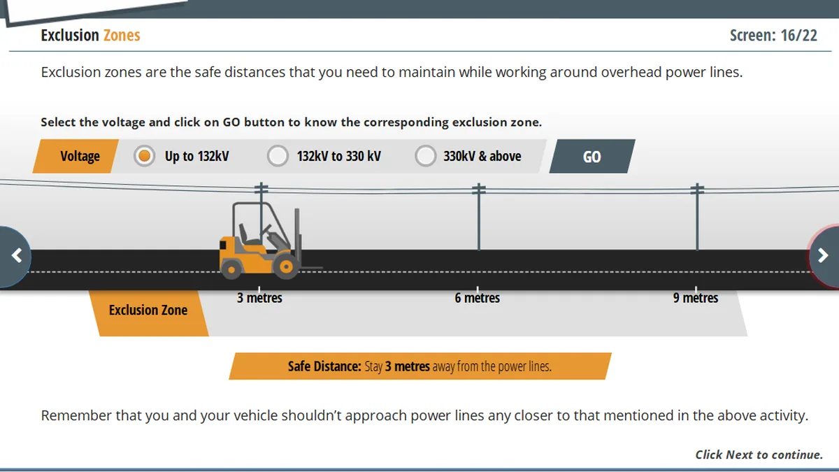 Forklift Truck Risk Management course sample