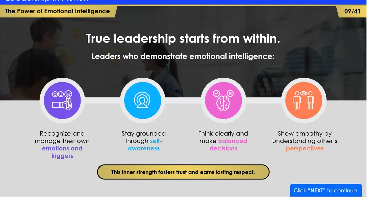 Leadership in Action course sample