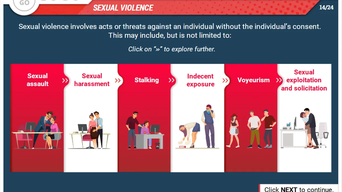 Workplace Violence, Harassment, and Bullying course sample